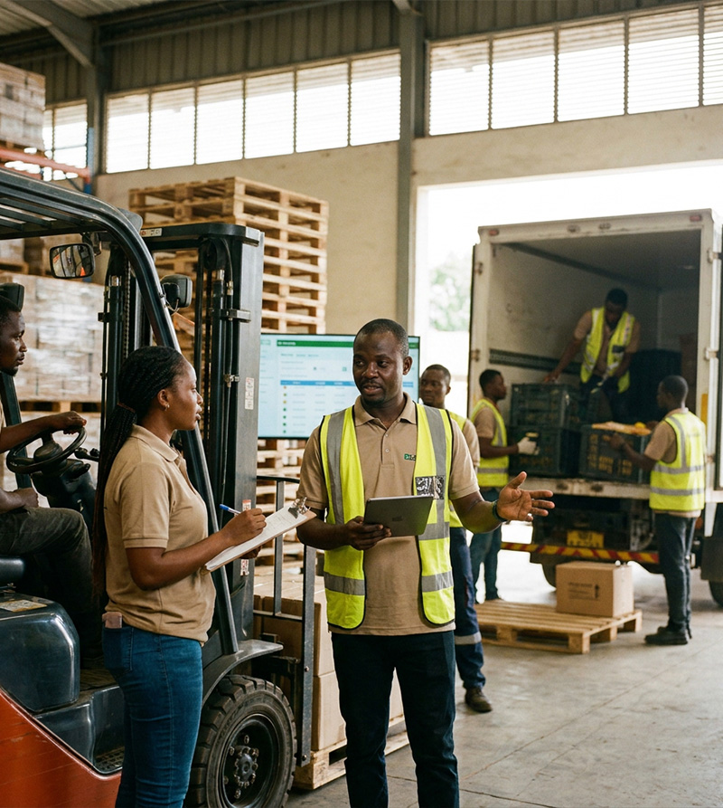Suivi logistique des marchandises en RDC